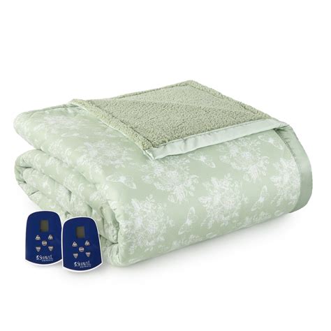 Warmth & Comfort Luxuriously soft and warm with innovative 7 layers of quilted micro flannel comfort, this mid-weight electric blanket features elegant satin trim and sophisticated diamond stitch. . Shavel electric blanket